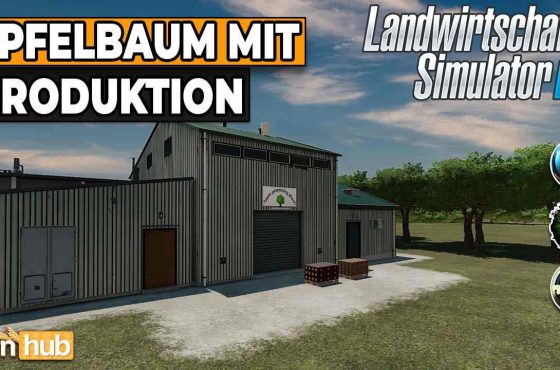 LS22 Apfelbaum mit Produktion