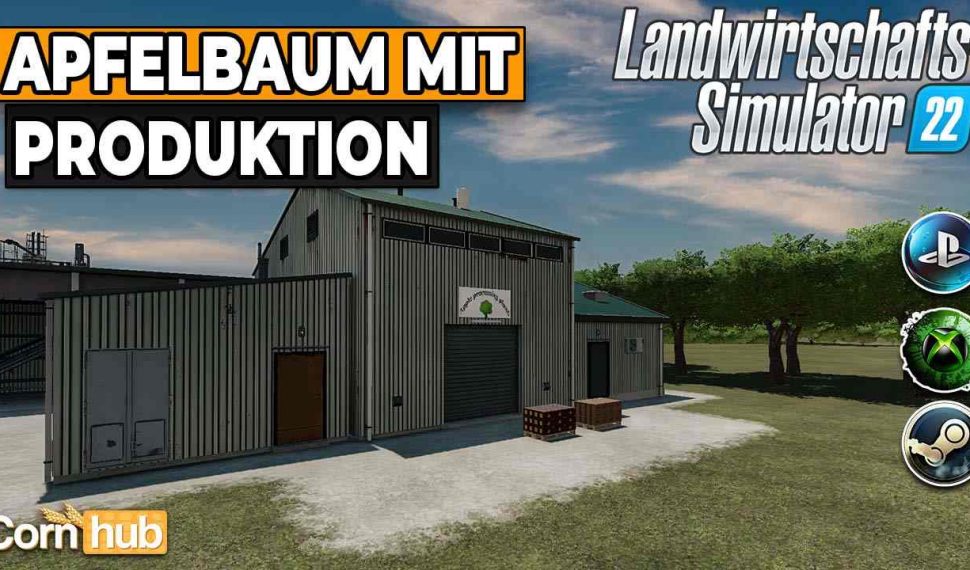 LS22 Apfelbaum mit Produktion
