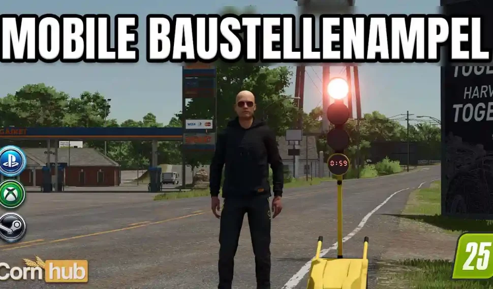 LS25 Mobile Baustellenampel